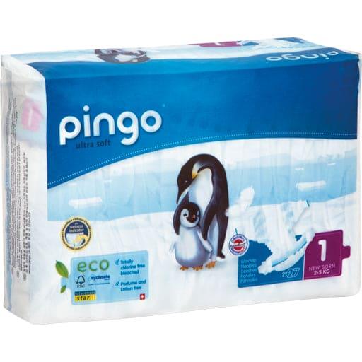 ORGANIC DIAPERS Newborn 2-5 kg Pinguin Pingo Swiss UK