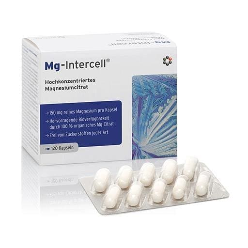 Organic magnesium citrate MG-INTERCELL capsules 120 pcs UK