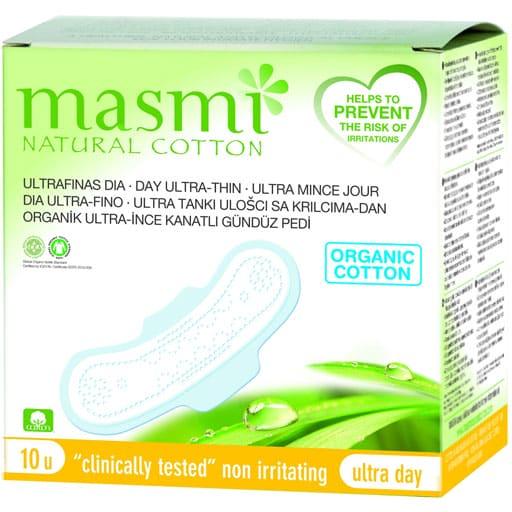 ORGANIC PADS ultra day 100% organic cotton MASMI UK