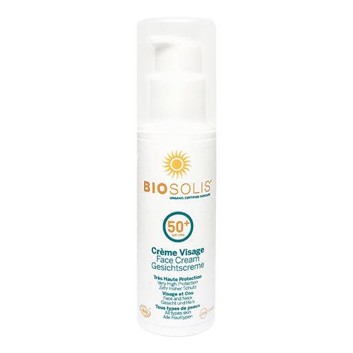 ORGANIC SUN CREAM Face SPF 50+ BIOSOLIS UK