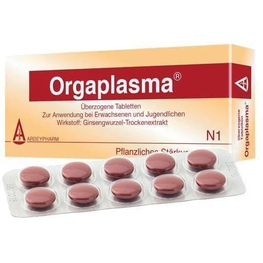 ORGAPLASMA coated tablets 100 pc feeling weak and tired UK