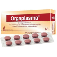 ORGAPLASMA coated tablets 20 pc panax ginseng root extract UK