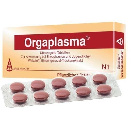 ORGAPLASMA coated tablets 50 pc feeling dizzy and tired and weak UK