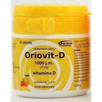 ORIOVIT-D 1000 IU 25μg x 30 chewable tablets, Vitamin D UK