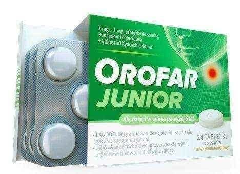 Orofar Junior x 24 lozenges UK