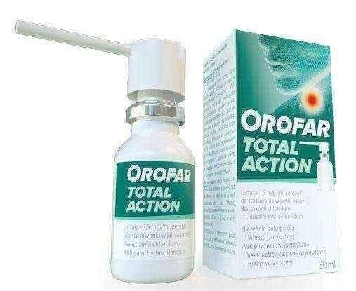 Orofar Total Action throat spray, colds, pharyngitis and laryngitis UK
