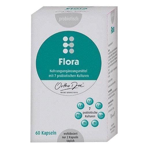 ORTHODOC Flora capsules 60 pcs probiotic lactic acid bacteria UK