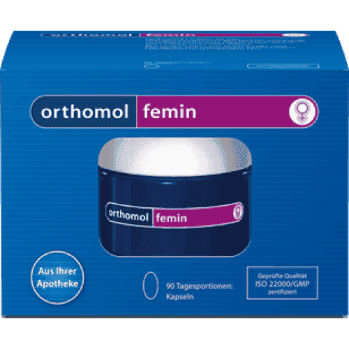 ORTHOMOL FEMIN capsules, ORTHOMOL FEMIN UK