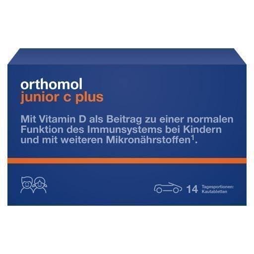ORTHOMOL Junior C plus chewable tablets 14 pc UK