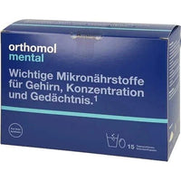 ORTHOMOL mental, vitamins for brain memory and concentration UK