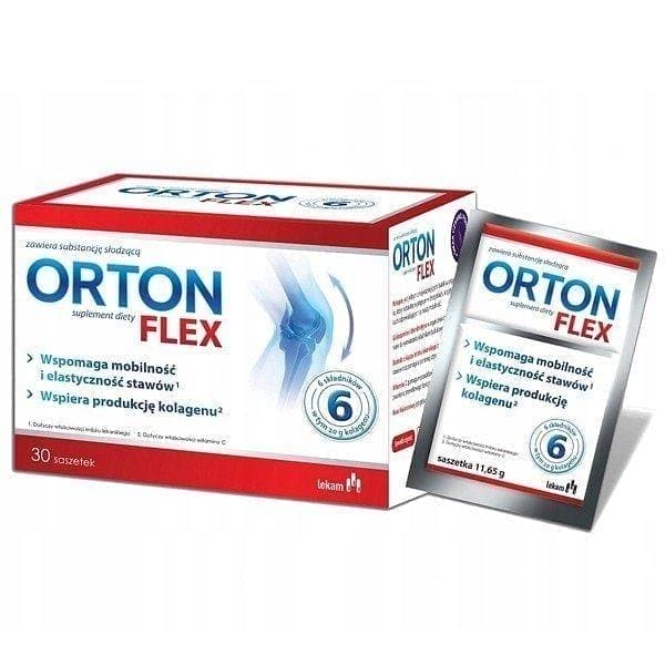Orton Flex, pain in joints, hydrolyzed collagen, hyaluronic acid UK