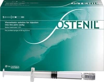 Osteoarthritis treatment OSTENIL 20 mg pre-filled syringe 5X2 ml UK