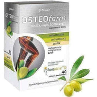 OSTEOFARM K2, D3, calcium, Bonolive x 40 tablets UK