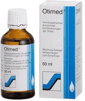 OTIMED mixture of liquid, ear infection treatment, dilutions UK