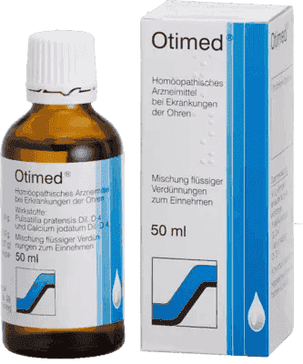 OTIMED mixture of liquid, ear infection treatment, dilutions UK