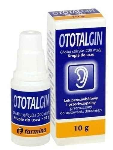 OTOTALGIN ear drops 10g, ear pain UK