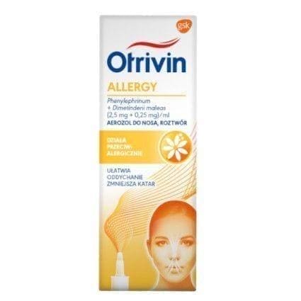 Otrivin Allergy, otrivine allergy nasal spray used for skin rash, relief nasal spray UK