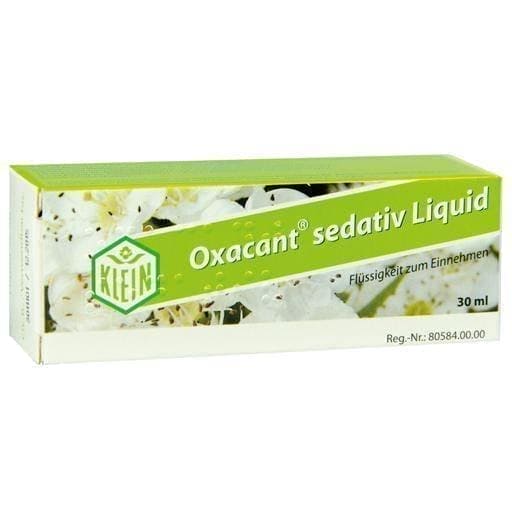 OXACANT sedative liquid 30 ml calms the nervous heart UK