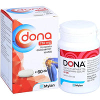 Pain relief, rheumatoid arthrosis, arthrosis, DONA 750 mg film-coated tablets UK