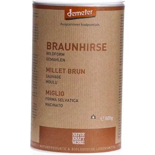 Panicum miliaceum, Brown top millet fiber content powder UK