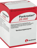 PANKREATAN (buy pancreatin) 25,000 gastro-resistant hard capsules UK