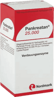 PANKREATAN (buy pancreatin) 25,000 gastro-resistant hard capsules UK