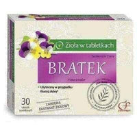Pansy flower, BRATEK x 30 tablets, remove toxins from body UK