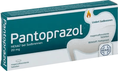 PANTOPRAZOLE HEXAL for heartburn gastric juice tablets UK