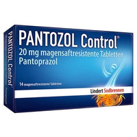 Pantoprazole, pantoprazol, PANTOZOL Control 20 mg gastro-free tablets UK