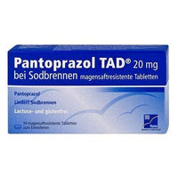 PANTOPRAZOLE TAD 20mg for heartburn UK