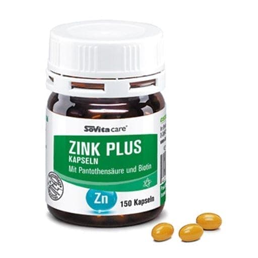 pantothenic acid and biotin, SOVITA CARE Zinc Plus Capsules UK