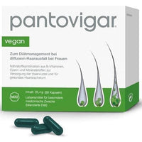 PANTOVIGAR vegan capsules 90 pcs, diffuse hair loss in women UK