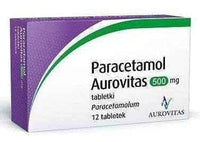 Paracetamol Aurovitas 0.5g x 12 tablets UK