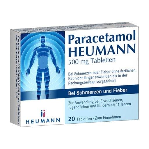 PARACETAMOL HEUMANN 500mg Tab.b.pain and fever UK