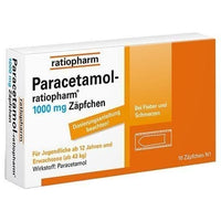 PARACETAMOL-ratiopharm 1,000 mg suppository UK