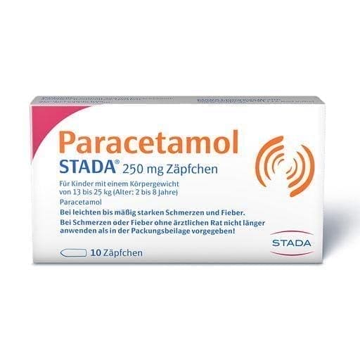 PARACETAMOL STADA 250 mg suppository for babies UK