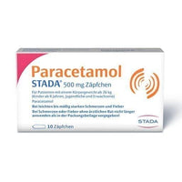 PARACETAMOL STADA 500 mg suppository UK