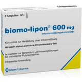 Paraesthesia, diabetes mellitus, Diabetic polyneuropathy, BIOMO-lipon 600 mg ampoules UK