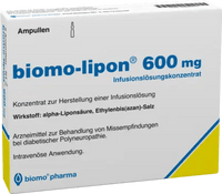 Paraesthesia, diabetes mellitus, Diabetic polyneuropathy, BIOMO-lipon 600 mg ampoules UK