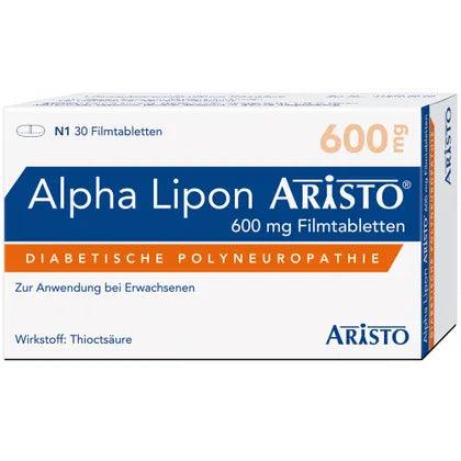 Paraesthesia in diabetic neuropathy, ALPHA LIPON Aristo 600 mg UK