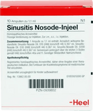 Paranasal sinuses, adenoids, Iymphatism, hay fever, SINUSITIS Nosode Injeel ampoules UK