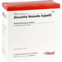 Paranasal sinuses, adenoids, Iymphatism, hay fever, SINUSITIS Nosode Injeel ampoules UK