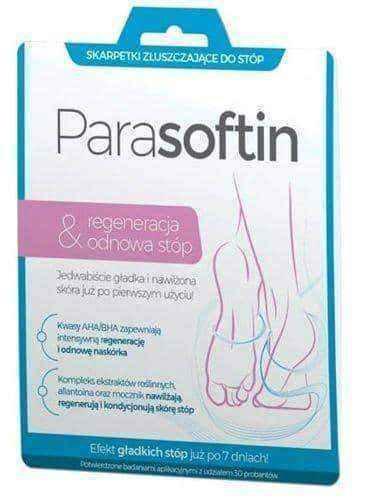 Parasoftin exfoliating socks x 1 pair UK