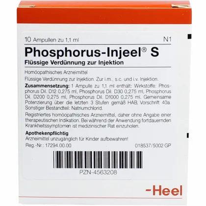 Parenchyma, bronchopneumonia, haemorrhage, PHOSPHORUS INJEEL S ampoules UK