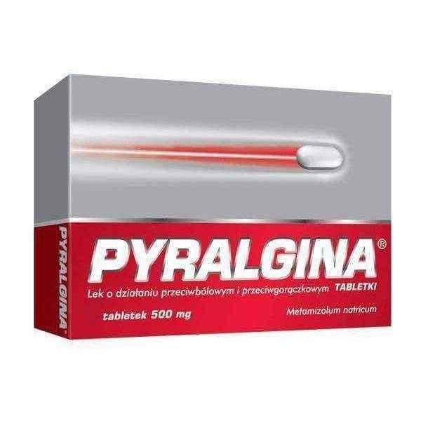 Pargyline (Pyralgina), metamizolum natricum, fever treatment, pyralgina UK