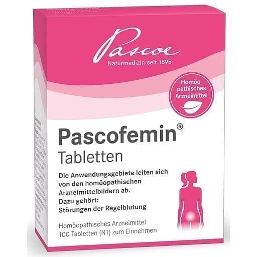 PASCOFEMIN, Menstrual disorders tablets UK