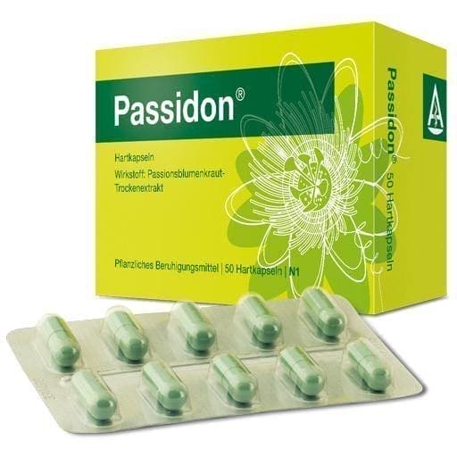 PASSIDON capsules 50 pc Passionflower, restless nervous UK