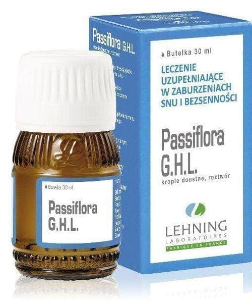 Passiflora GHL LEHNING insomnia anxiety depression neurosis UK