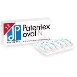 Patentex Oval N x 12 globules local chemical contraception UK