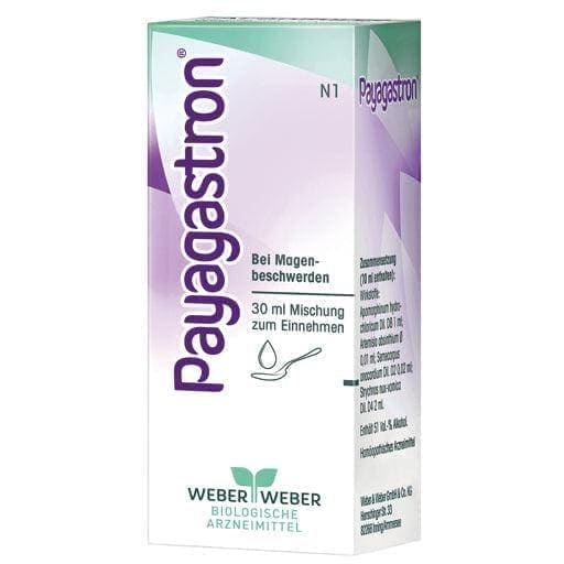 PAYAGASTRON Weber, upset stomach mixture UK